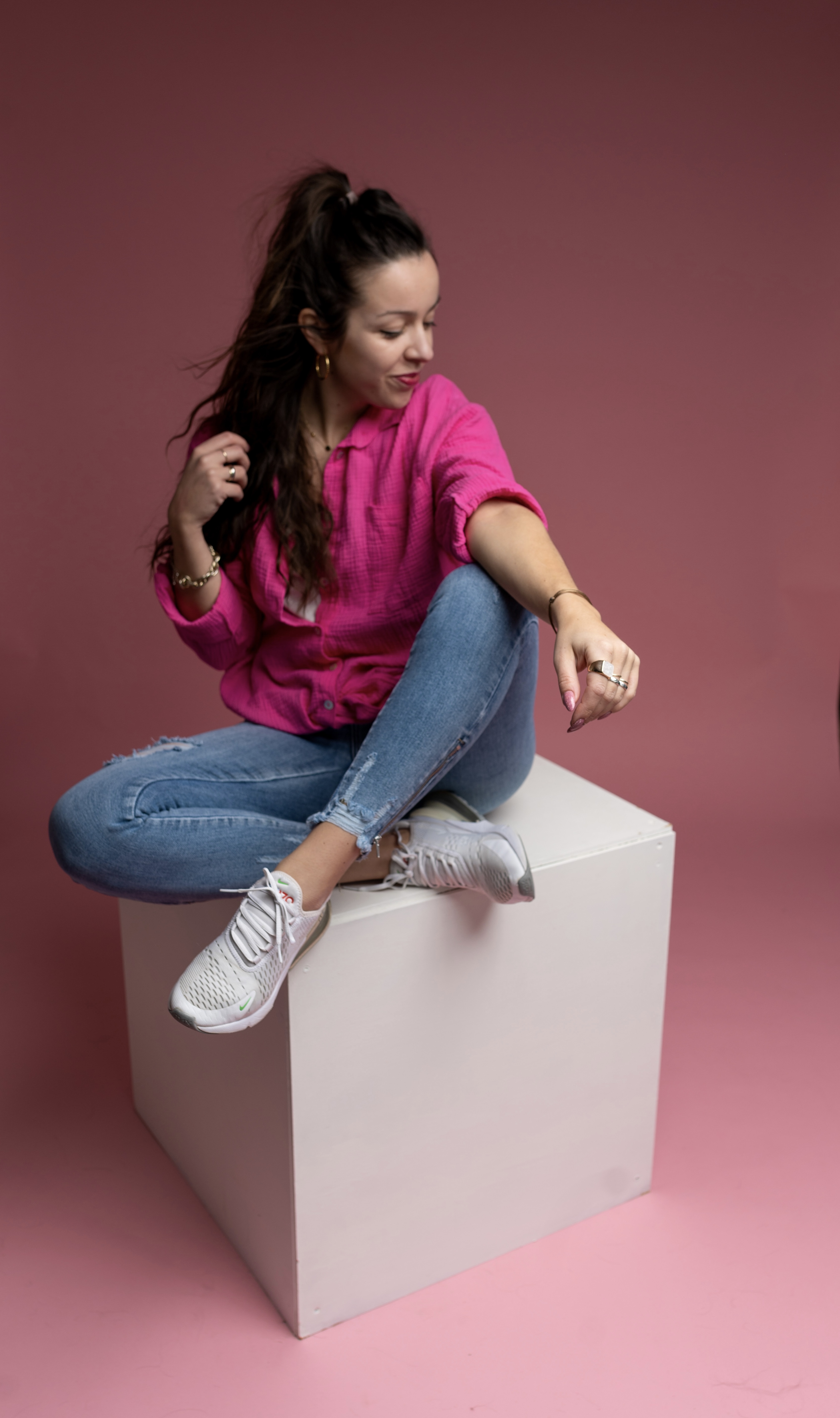 Jeansy jasne zameczek - obrazek 6