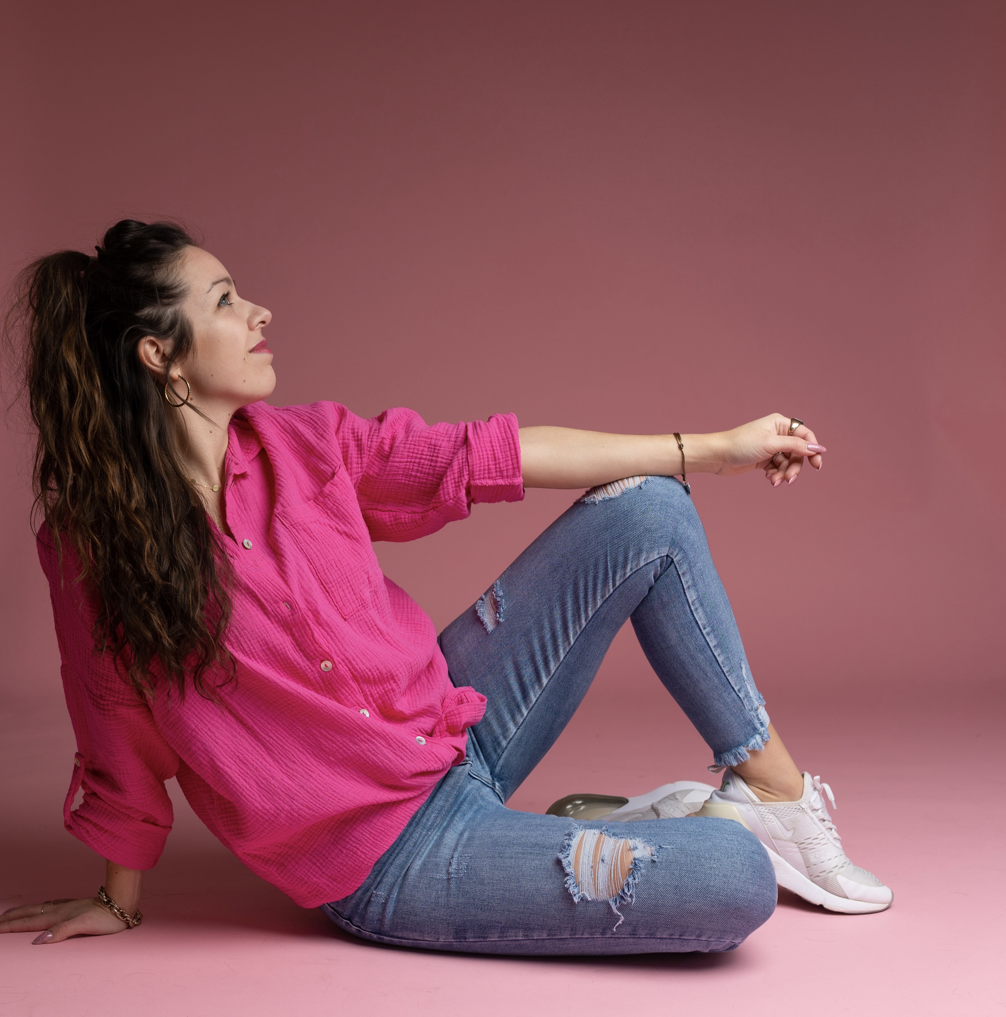 Jeansy jasne zameczek - obrazek 9