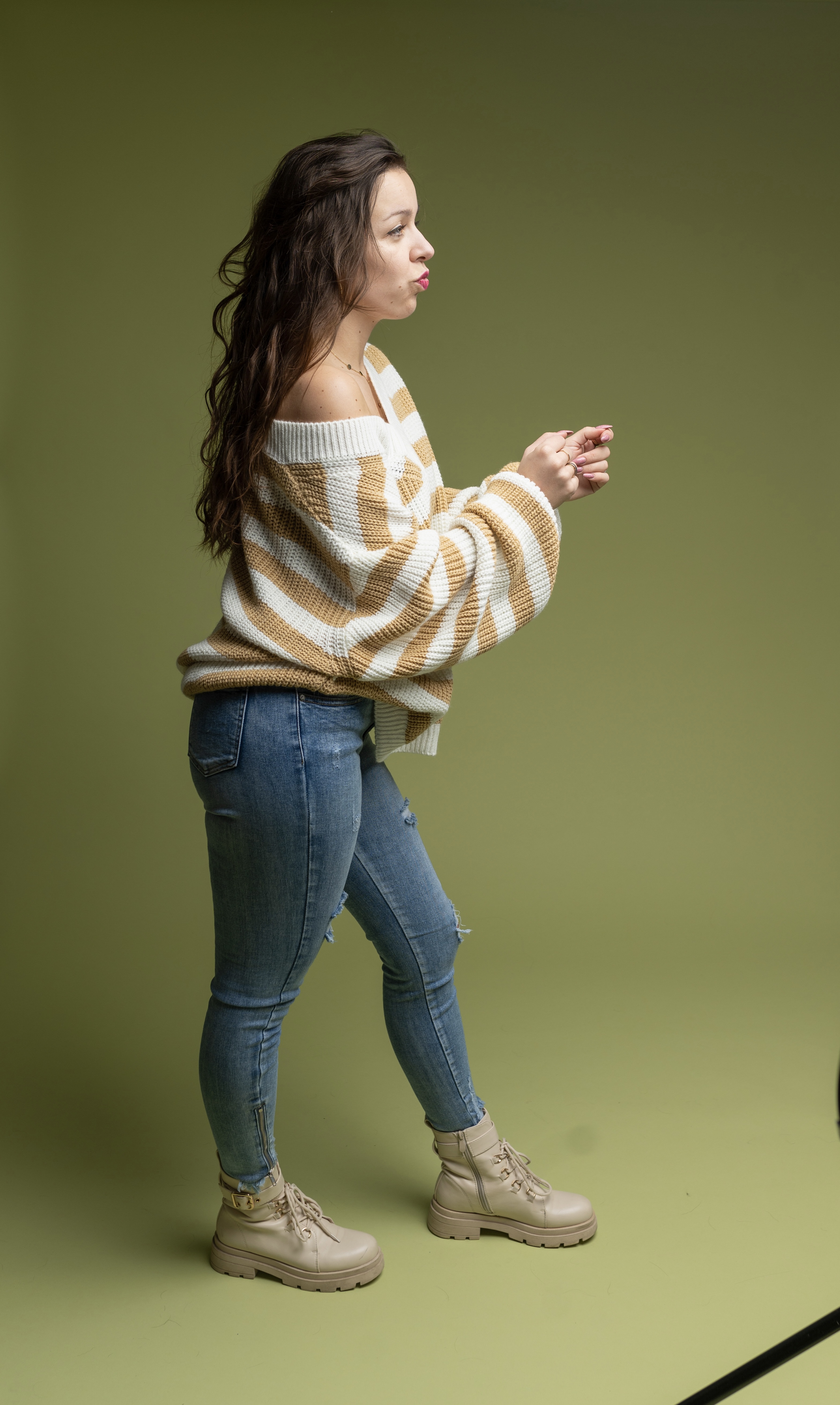 Jeansy jasne zameczek - obrazek 13