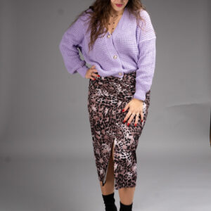 Spódnica marszczenie pantera