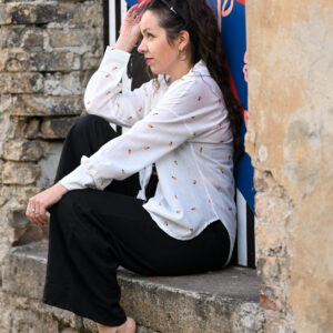 Koszula ecru ananasy