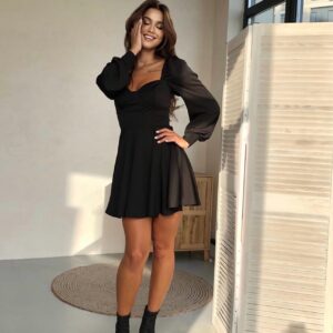 Sukienka CELEBRATE jedwabna mała czarna