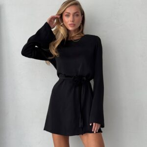 Jedwabna sukienka PREMIUM ROSE - mała czarna