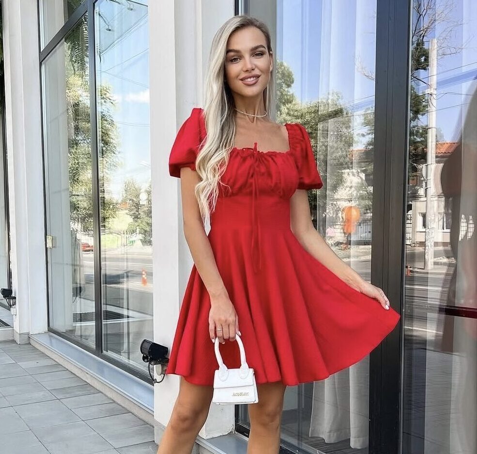 Sukienka SWEET RED mała słodka czerwona