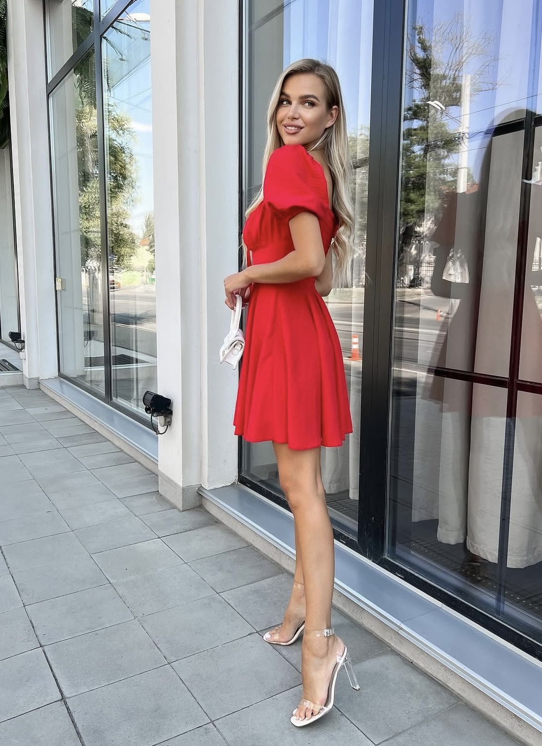 Sukienka SWEET RED mała słodka czerwona - obrazek 11