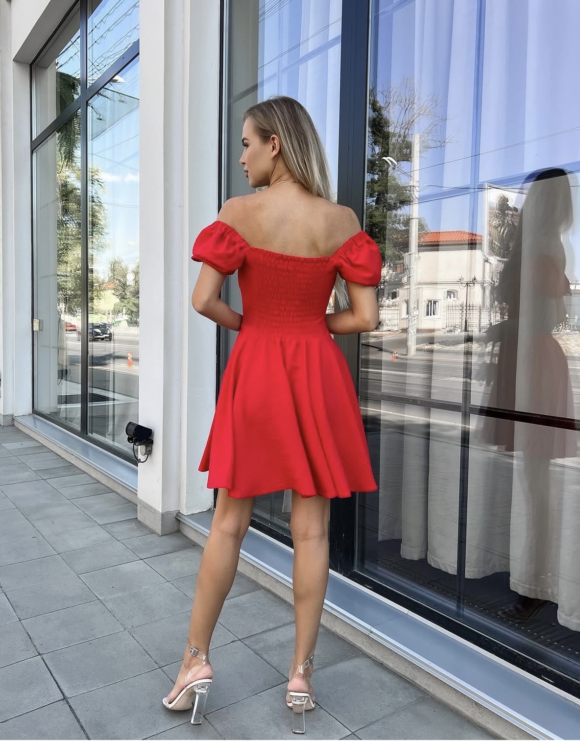 Sukienka SWEET RED mała słodka czerwona - obrazek 9