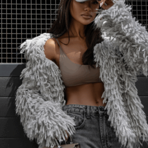 Sweter BOHEMIAN Silver szary