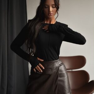 Bluzka ÉLITE BLACK czarny longsleeve